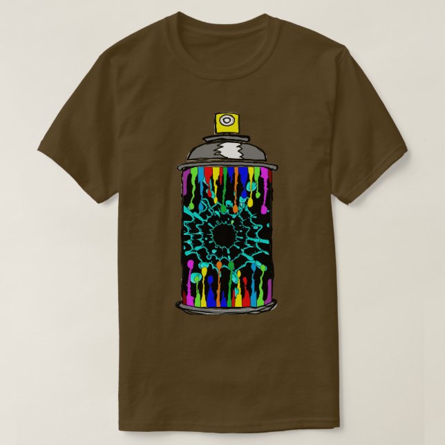 Spray Can Spray Graffiti T-Shirt (Design vorne)