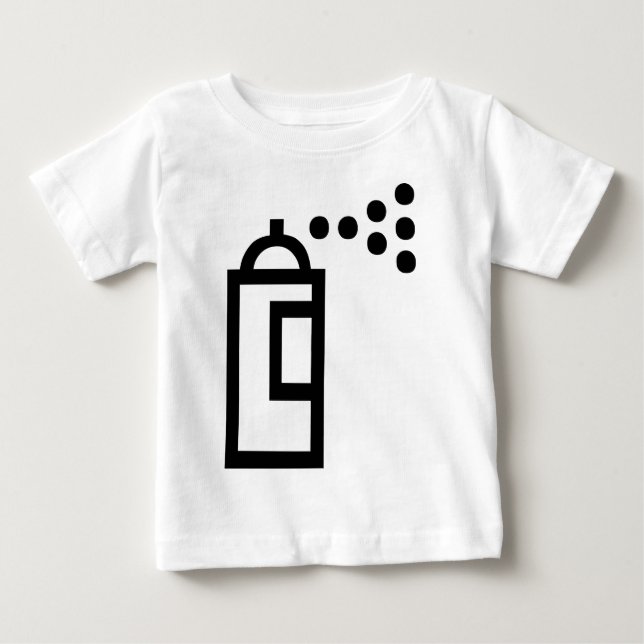 Spray Can-Symbol Baby T-shirt (Vorderseite)