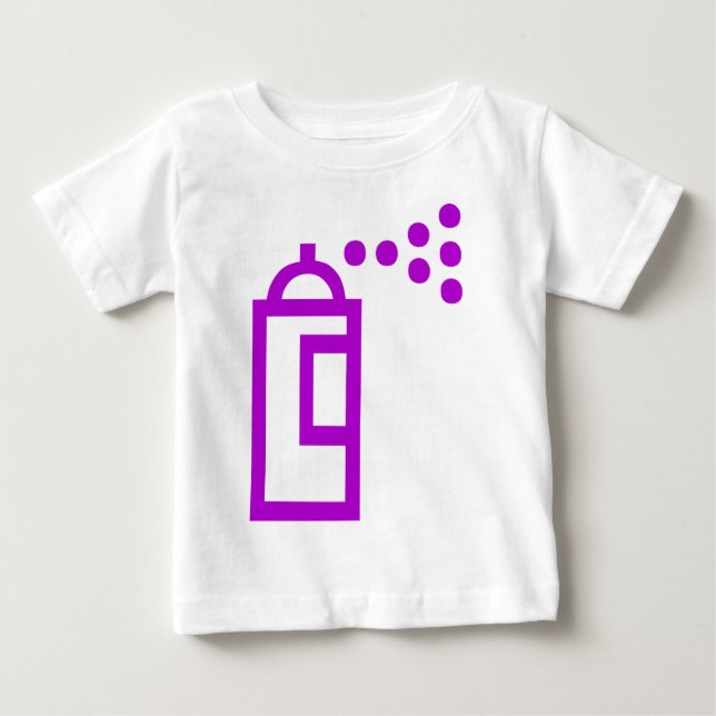Spray Can-Symbol Baby T-shirt (Vorderseite)