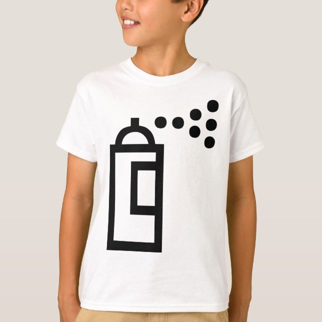 Spray Can-Symbol T-Shirt (Vorderseite)