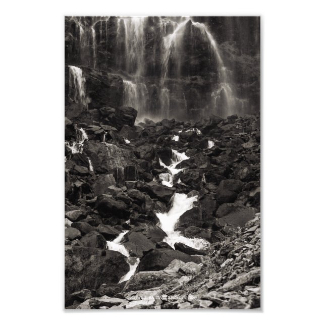Spray Falls, WA Fotodruck (Vorne)