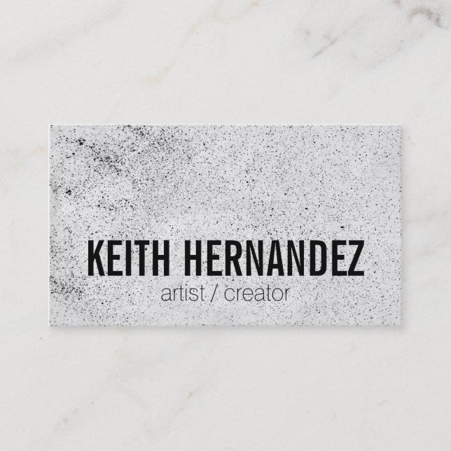 Spray / künstlerisch visitenkarte (Vorderseite)