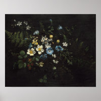 Spray of Blume and Ferns by Titian Ramsay Peale