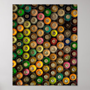 Spray Paint Cans Poster