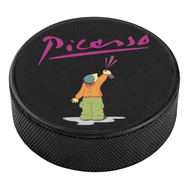Spray Paint  Eishockey Puck (3/4)