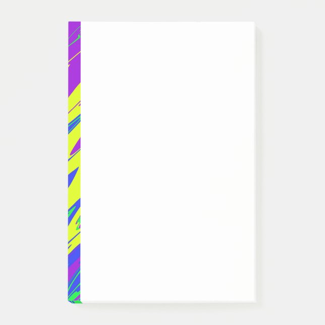 Spray Paint Mardi Gras Blue Post-it Klebezettel (Vorderseite)