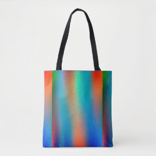 Spray Paint Orange und Blue Tote Bag