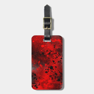 Spray Paint Splatter Effect Luggage Tag Gepäckanhänger