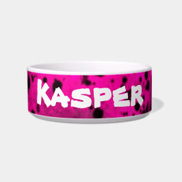 Spray Paint Spritzer Effect Keramik Pet Bowl Napf