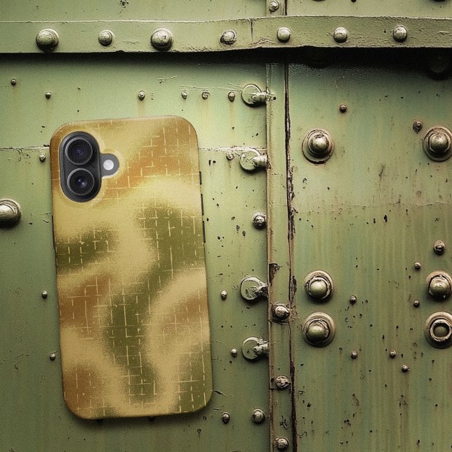 Spray Painted Tactical Camouflage Muster braun Case-Mate iPhone Hülle (Spray Painted Tactical Camo Pattern Brown iPhone Case)