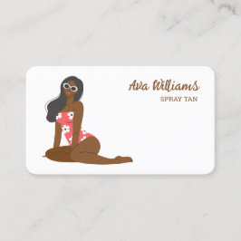 Spray Tan Custom QR Visitenkarte