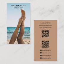Spray Tan Foto Social Media Marketing 2 QR Codes