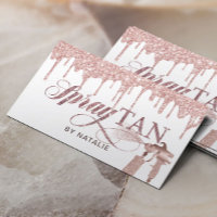 Spray Tan Moderne Rose Gold-Tropfen Bräunen