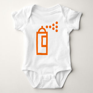 Spraydose-Symbol Baby Strampler