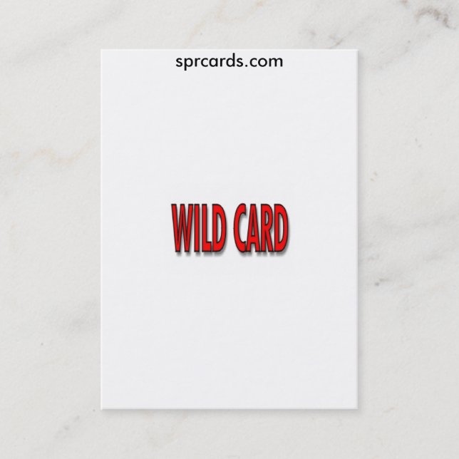 sprcards-fillercard visitenkarte (Vorderseite)