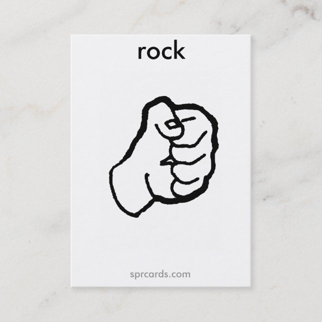 sprcards-rockcard visitenkarte (Vorderseite)