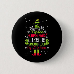 Spread Christmas Cheer singt Loud Xmas Elf P Button