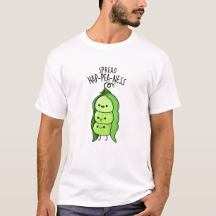 Spread Hap-pea-ness Funny Peas Pub T-Shirt