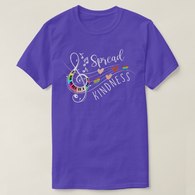 Spread Kindness Be Kind Positive Inspirational Tea T-Shirt (Design vorne)