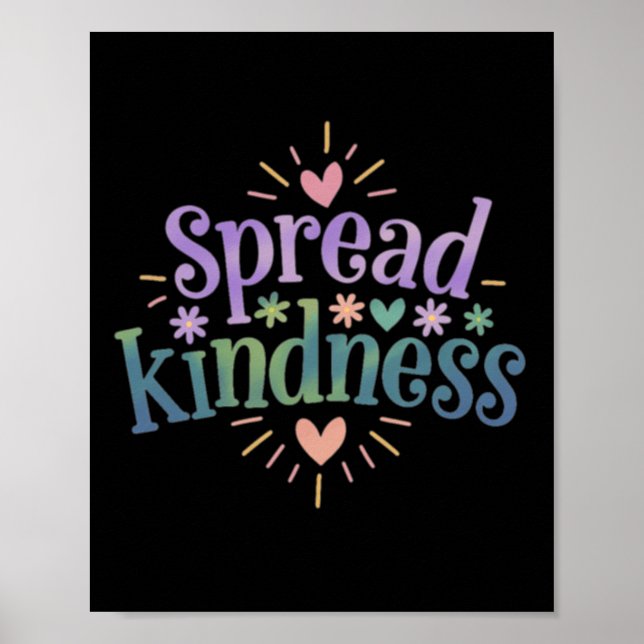 Spread Kindness - Kindness S Sticker Poster (Vorne)