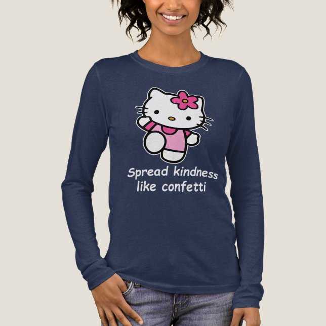 Spread kindness like confetti  Tri-Blend shirt (Vorderseite)