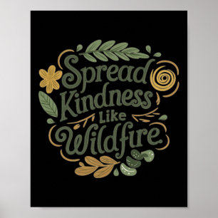 Spread Kindness - Positive Affirmation Sticker Poster