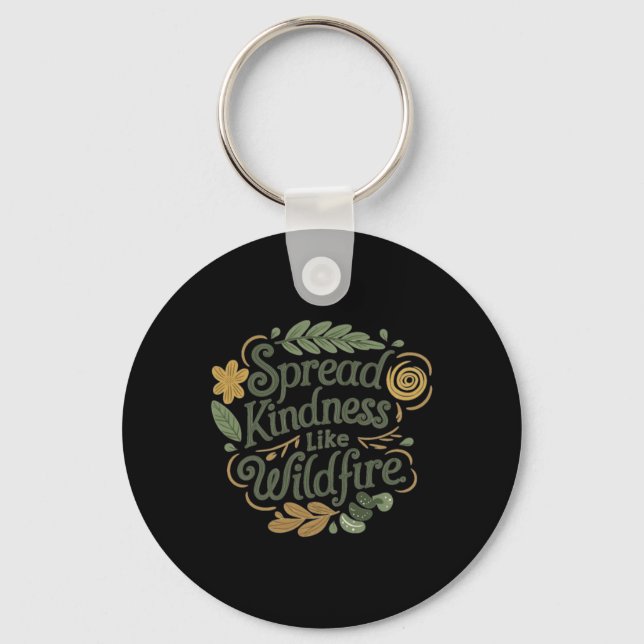 Spread Kindness - Positive Affirmation Sticker Schlüsselanhänger (Vorderseite)