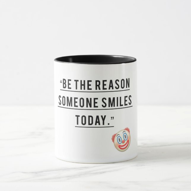 Spread Kindness - Sei der Grund, warum jemand läch Tasse (Zentrum)