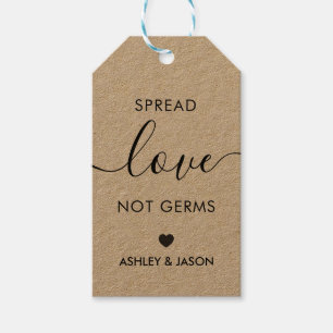 Spread-Liebe Nicht Germs Gefallen Tag, Kraft Hochz Geschenkanhänger