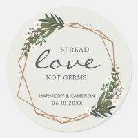 Spread-Liebe nicht Germs Geometrische Gastgeschenk