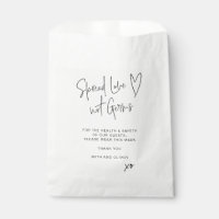 Spread-Liebe nicht Germs Wedding Guest Face Maske