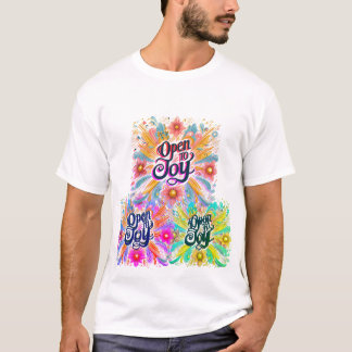 Spread Positivity Boldly with Joyful Graphic  T-Shirt