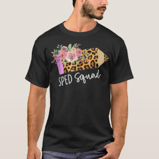 Spread Squad Zurück zur Schule Leopard Armee beste T-Shirt