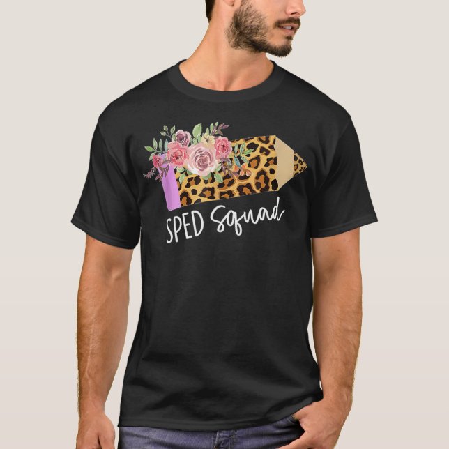 Spread Squad Zurück zur Schule Leopard Armee beste T-Shirt (Vorderseite)