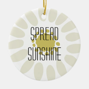 Spread Sunshine Keramikornament