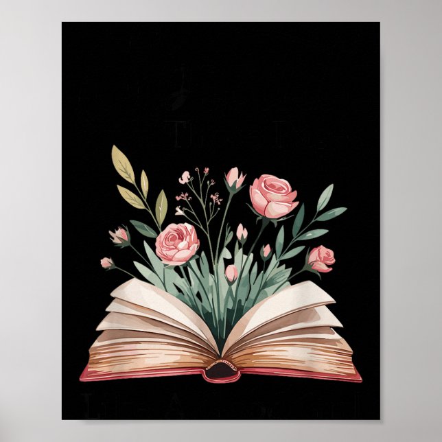 Spread Those Pages Like A Good Girl Bookworm Book  Poster (Vorne)