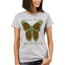 Spread Wings Embraise the Sky T - Shirt - Hochlauf