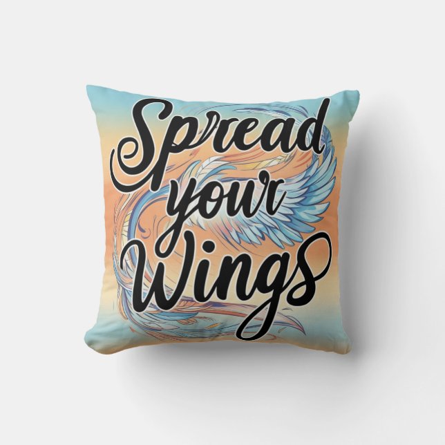 Spread your Wings Kissen (Vorderseite)