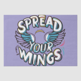 "Spread your Wings - Wrapping Paper Design" Seidenpapier