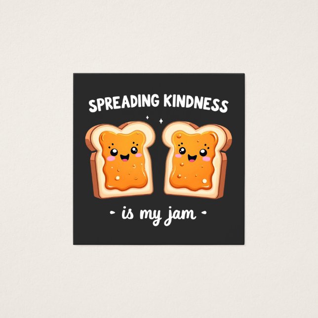 Spreading Kindness ist mein Jam Funny Loaf Brot Ja (Vorderseite)
