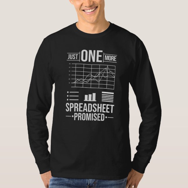 Spreadsheet Calculator Software Budget Templates   T-Shirt (Vorderseite)