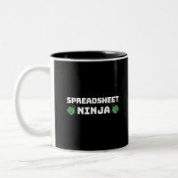 Spreadsheet ninja Zwei-Tone-Kaffee-Tasse