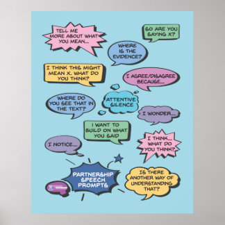 Sprechblase 24x30 poster