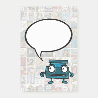 Sprechblase Comic-Strip Meine Nachricht Post-it-No Post-it Klebezettel