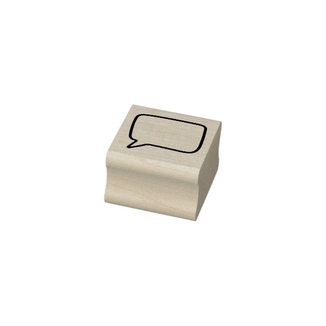 Sprechblase des Handwerks Gummistempel (Stempel)