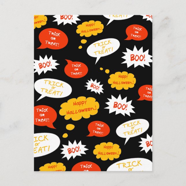 Sprechblase Postkarte (Vorderseite)