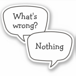 Sprechblasen-Aufkleber Aufkleber