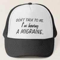 SPRECHE NICHT MIT MIR, ICH HABE EINEN MIGRAINE-Rud