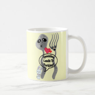 Sprechen führt zum Forschen Kaffeetasse