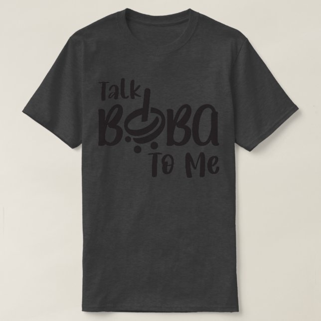 Sprechen Sie Boba mit mir Premium T-Shirt (Design vorne)